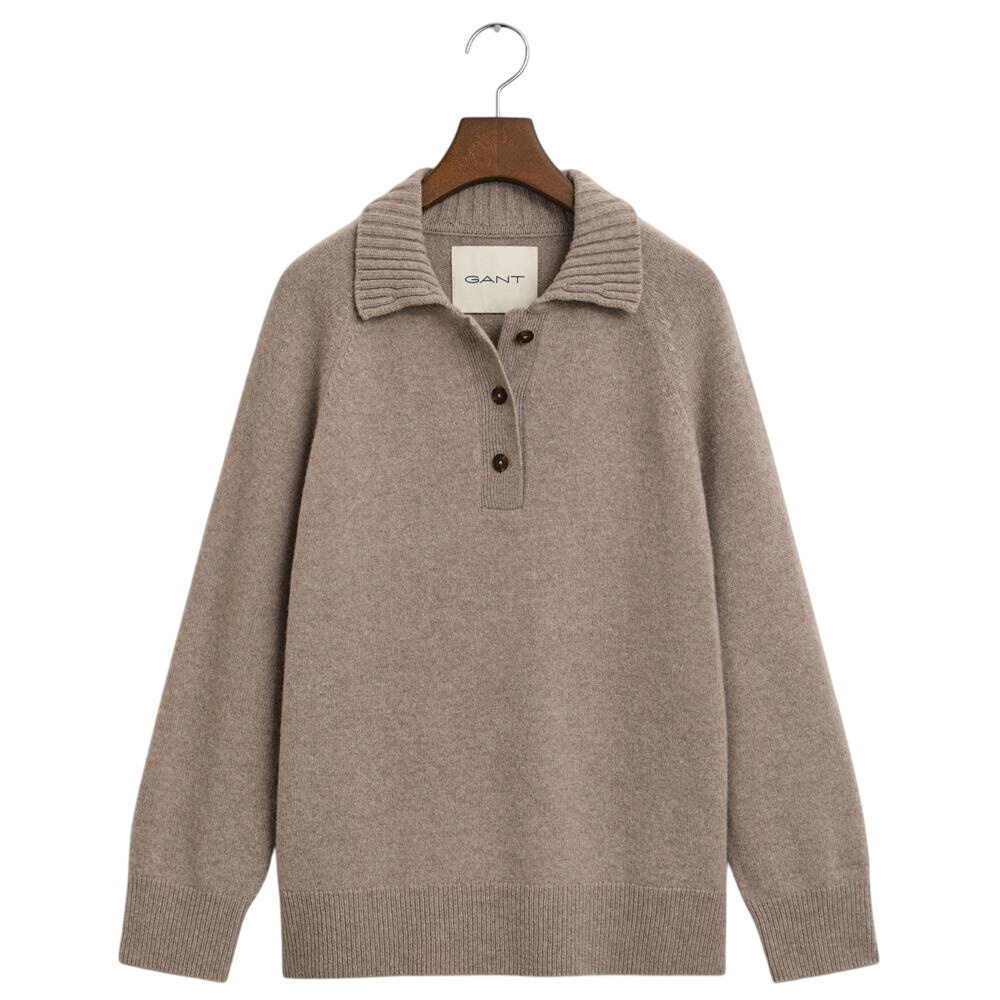 Gant Knitted Wool Cashmere Blend Rugger
